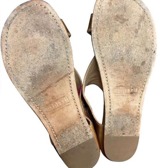 Bed Stu Women's Soto Cafe Latte Tie Dye Leather Gladiator Sandals Size 9 - Picture 9 of 10